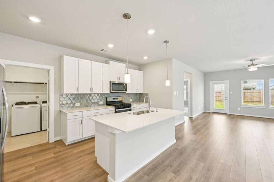 Photo is not of the actual home, but is an inspirational photo of builder’s model home and may depict options, furnishings, and/or decorator features that are not included