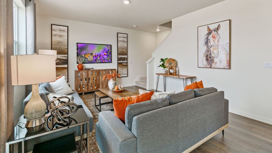 Furnished interior view inside a new home in Vista Meadows, Fort Lupton (Image 10).
