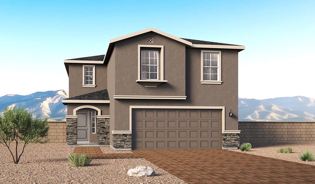 Representative exterior photo of a completed home built from the Gila - C30G by D.R. Horton in Coronet at Gladden Farms, Marana, AZ (Image 1). Representative exterior photo of a completed home built from the Gila - C30G by D.R. Horton in Coronet at Gladden Farms, Marana, AZ (Image 1).