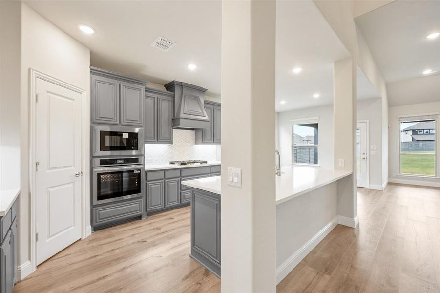 Furnished interior view inside a new home in Union Park Classic 55, Little Elm (Image 9).