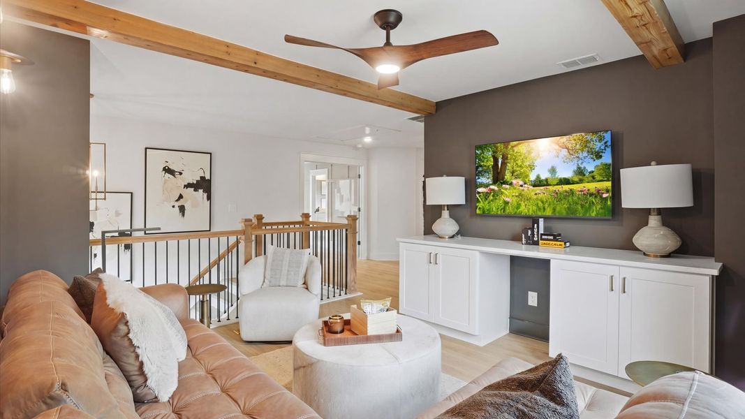 Representative furnished interior of a home built from the Stonefield by DRB Homes in Northcroft, Loganville (Image 31).