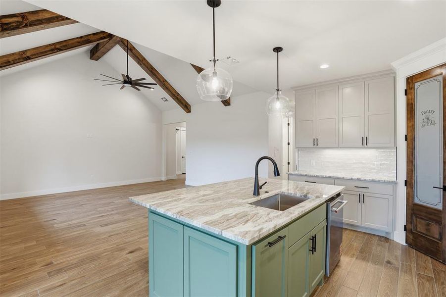 Furnished interior view inside a new home in , Granbury (Image 6).