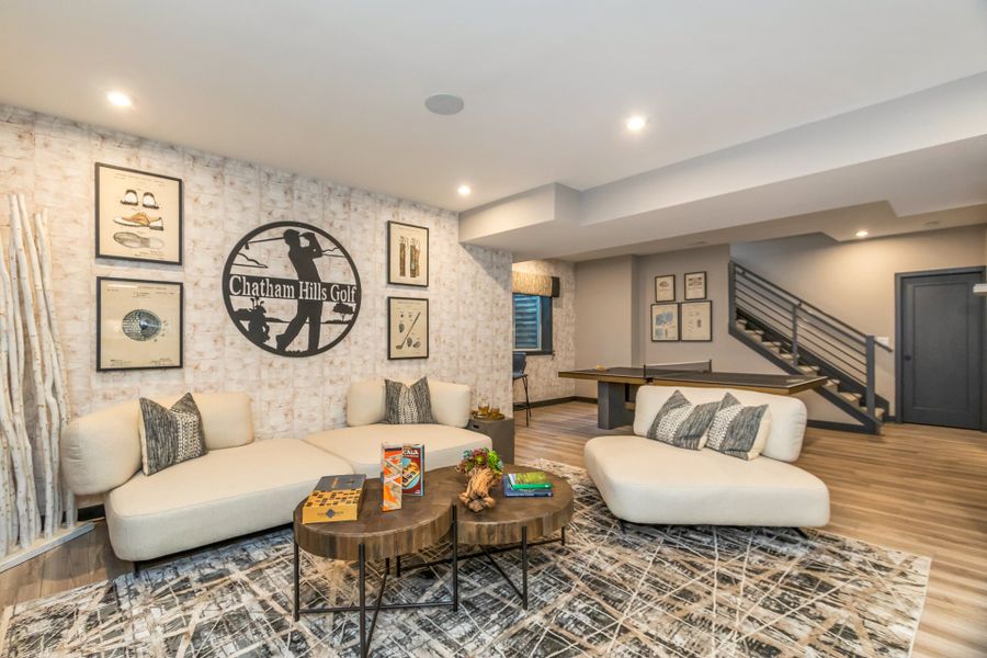 Representative furnished interior of a home built from the Wyatt by Fischer Homes in Twin Lakes, Hoschton (Image 71).
