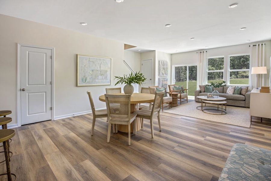 Representative furnished interior of a home built from the 1466 Modeled by KB Home in Biltmore, Raleigh (Image 6). Representative furnished interior of a home built from the 1466 Modeled by KB Home in Biltmore, Raleigh (Image 6).