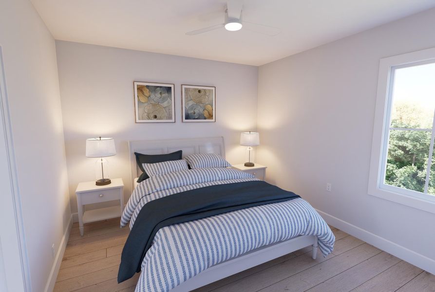 Furnished interior view inside a new home in , North Charleston (Image 19).