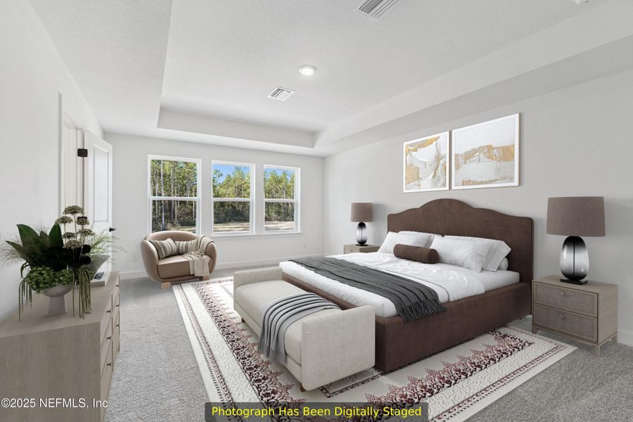 Furnished interior view inside a new home in Evergreen Island at Silverleaf - Classic, St. Augustine (Image 13).