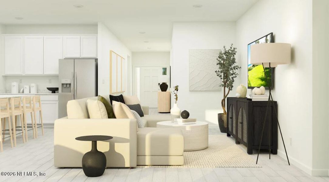 Furnished interior view inside a new home in Silver Meadows at SilverLeaf, St. Augustine (Image 10).
