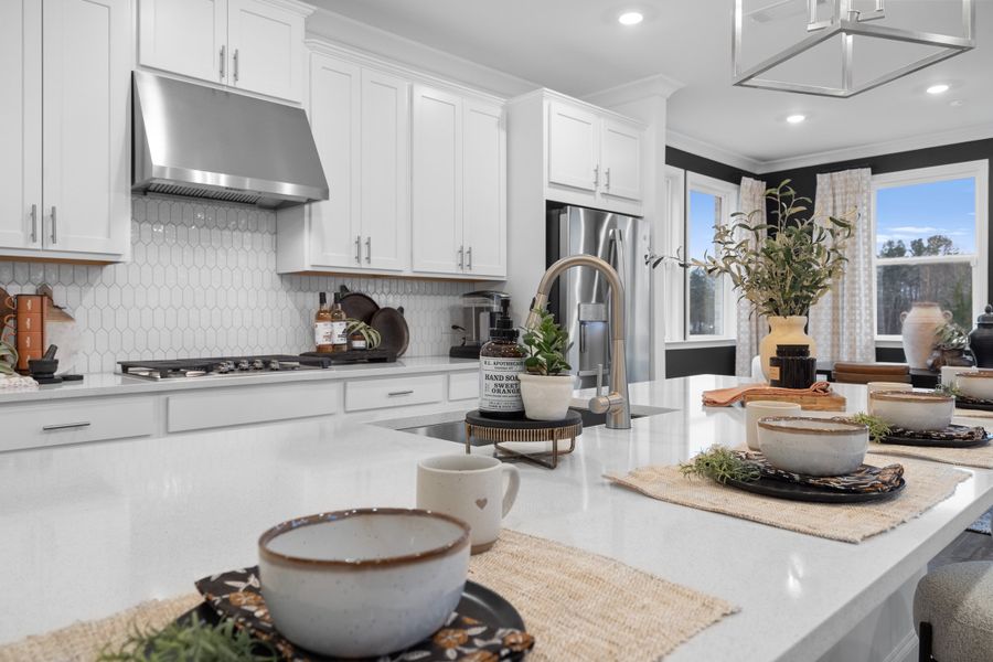 Representative furnished interior of a home built from the Sumner by Taylor Morrison in Auburn Glen, Dacula (Image 3).