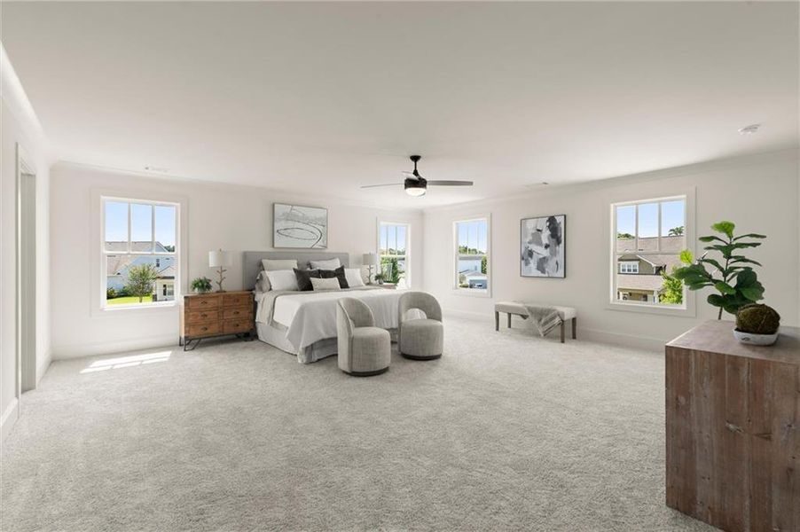 Furnished interior view inside a new home in , Covington (Image 15).