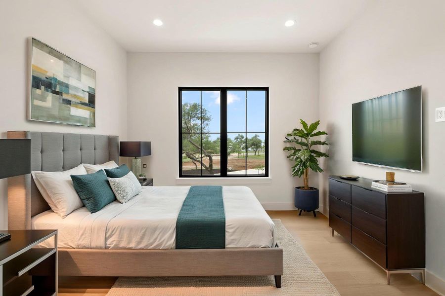 Furnished interior view inside a new home in , Dripping Springs (Image 9).