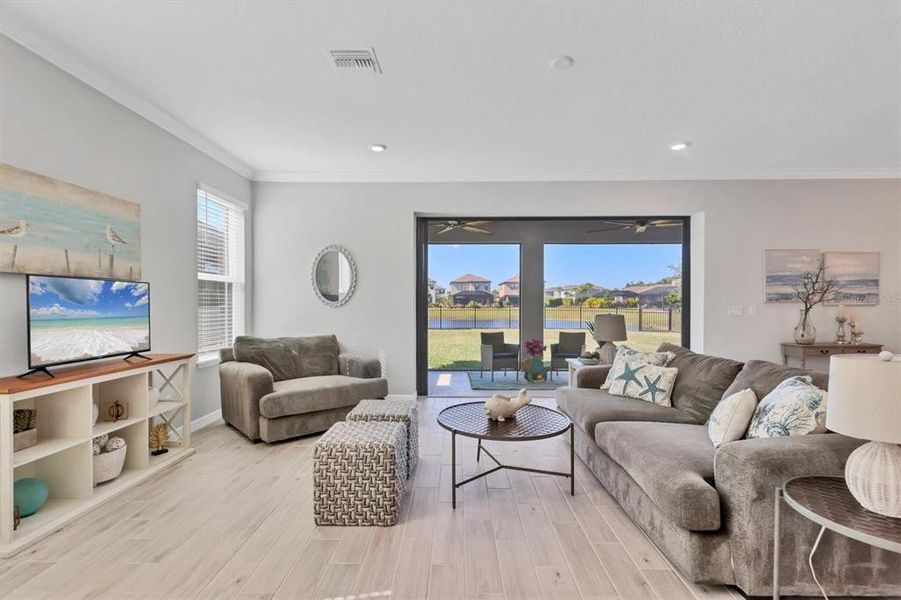 Furnished interior view inside a new home in , Bradenton (Image 10). Furnished interior view inside a new home in , Bradenton (Image 10).