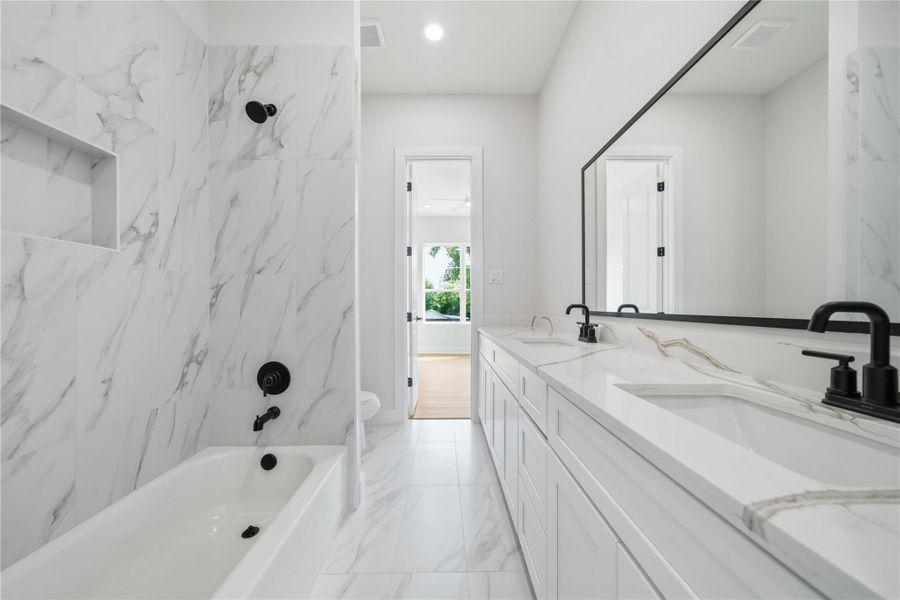 Furnished interior view inside a new home in , Houston (Image 9). Furnished interior view inside a new home in , Houston (Image 9).