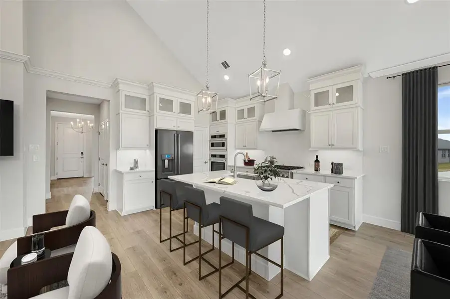 Furnished interior view inside a new home in Gateway Parks, Forney (Image 6).