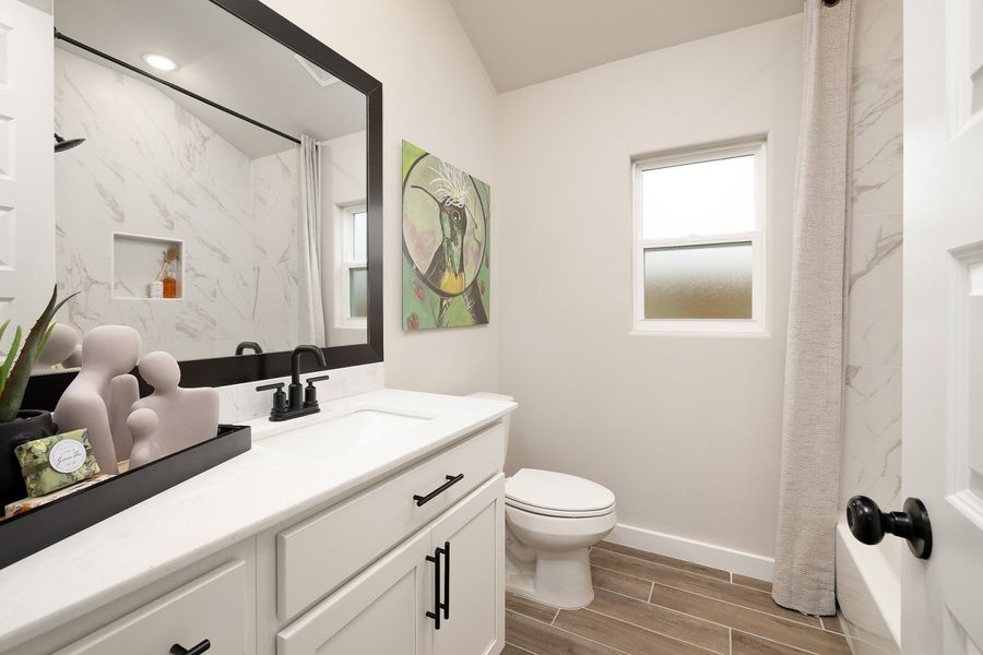 Furnished interior view inside a new home in Hickory Ridge Estates, Elmendorf (Image 14).