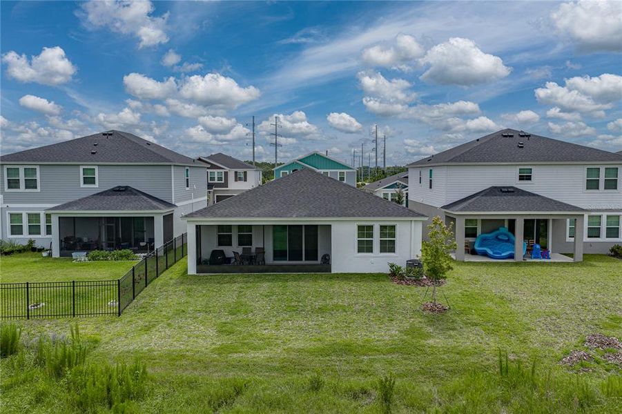 Exterior details and patio area of a home in , Riverview (Image 28).