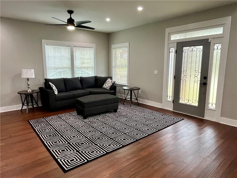Furnished interior view inside a new home in , Atlanta (Image 15).