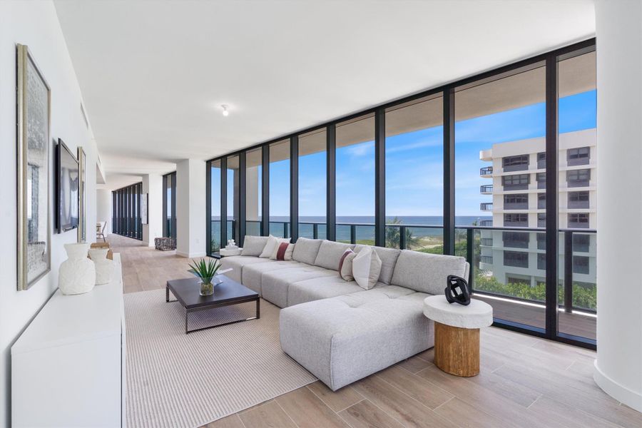 Furnished interior view inside a new home in Casamar, Pompano Beach (Image 6).