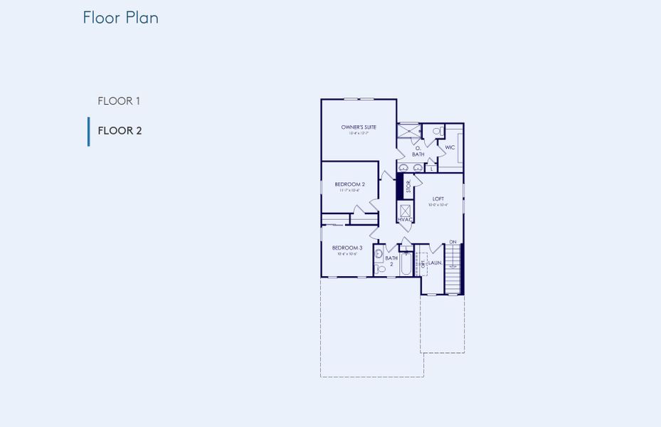 2D floor plan layout of this home in Twisted Oaks, Wildwood, FL (Image 5).