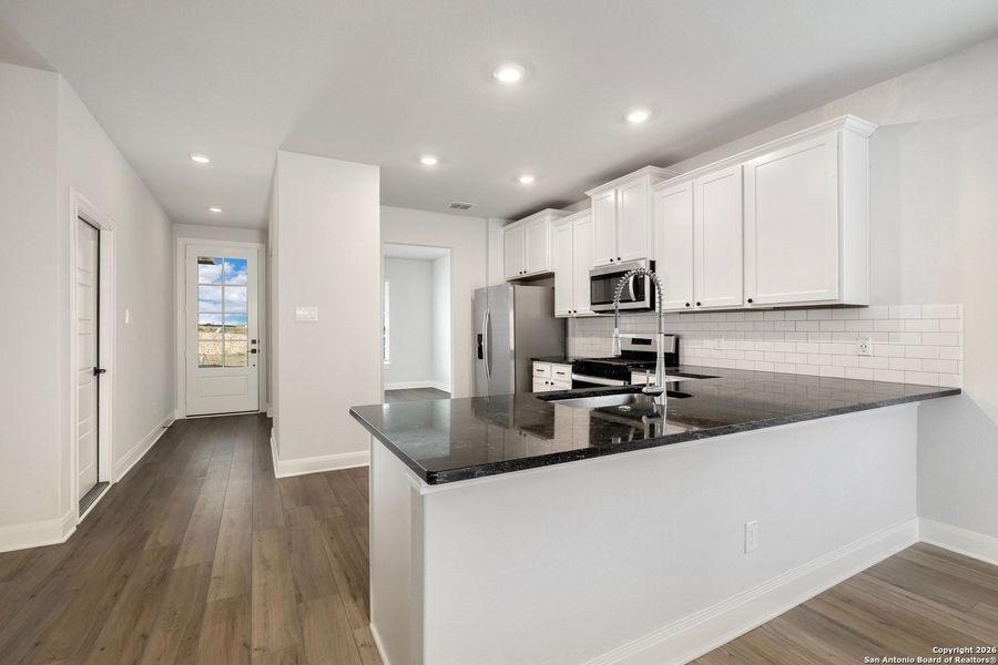 Furnished interior view inside a new home in Hightop Ridge, Converse (Image 3).