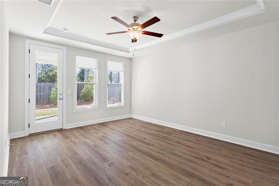 Spacious, unfurnished interior of a new home in Promenade at Sawnee Village, Cumming (Image 16).