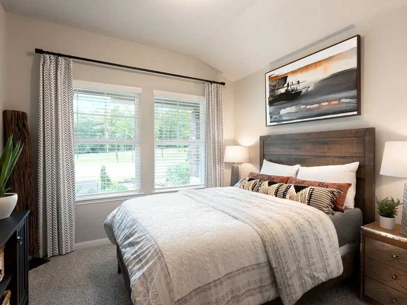 Furnished interior view inside a new home in Pine Lake Cove - Premier Series, Montgomery (Image 10).