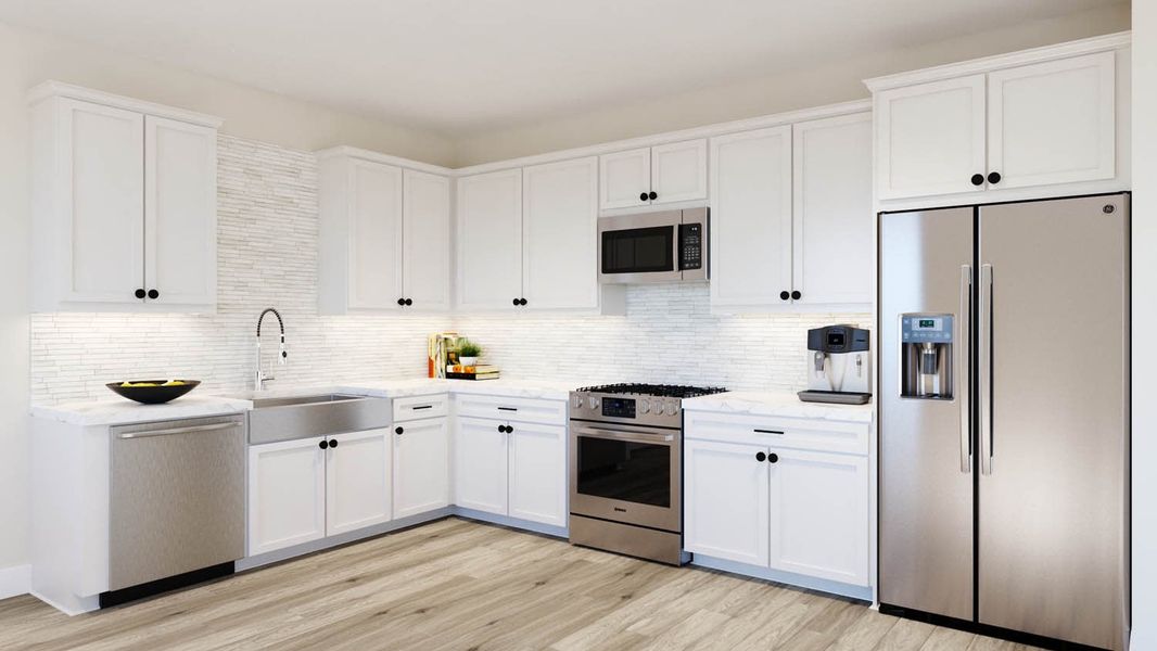 Kitchen Rendering - Antelope at Northern Farms in Waddell, Arizona | Landsea Homes