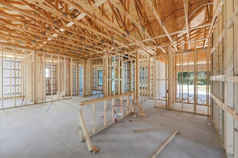 In-progress construction of a new home in , Avon Park, FL (Image 22).