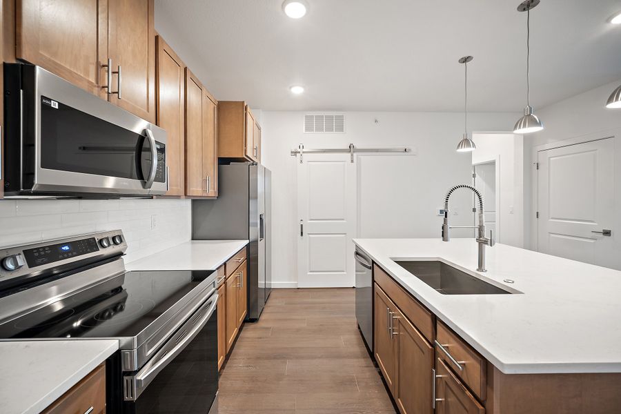 Furnished interior view inside a new home in The Residences at Victory Ridge, Colorado Springs (Image 7).