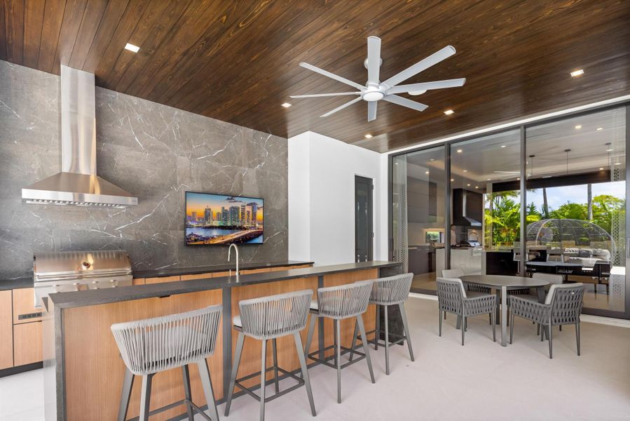 Furnished interior view inside a new home in , Boca Raton (Image 45).