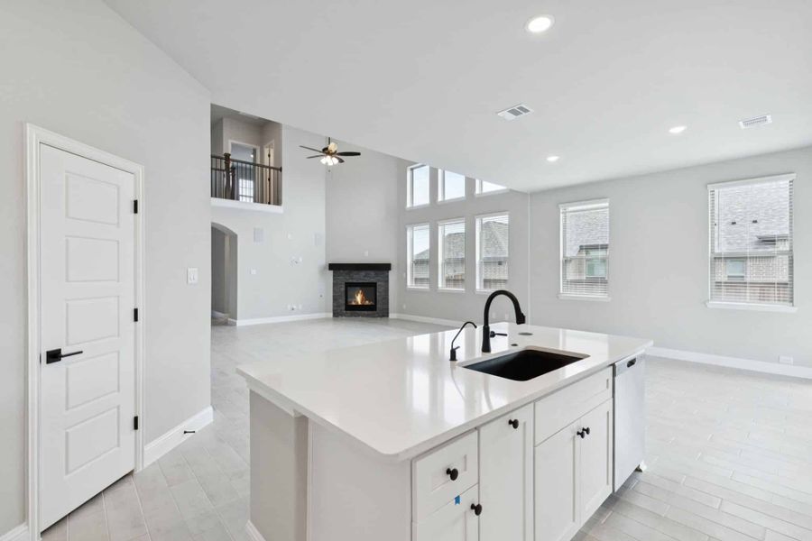 Furnished interior view inside a new home in Las Lomas, Forney (Image 7). Furnished interior view inside a new home in Las Lomas, Forney (Image 7).
