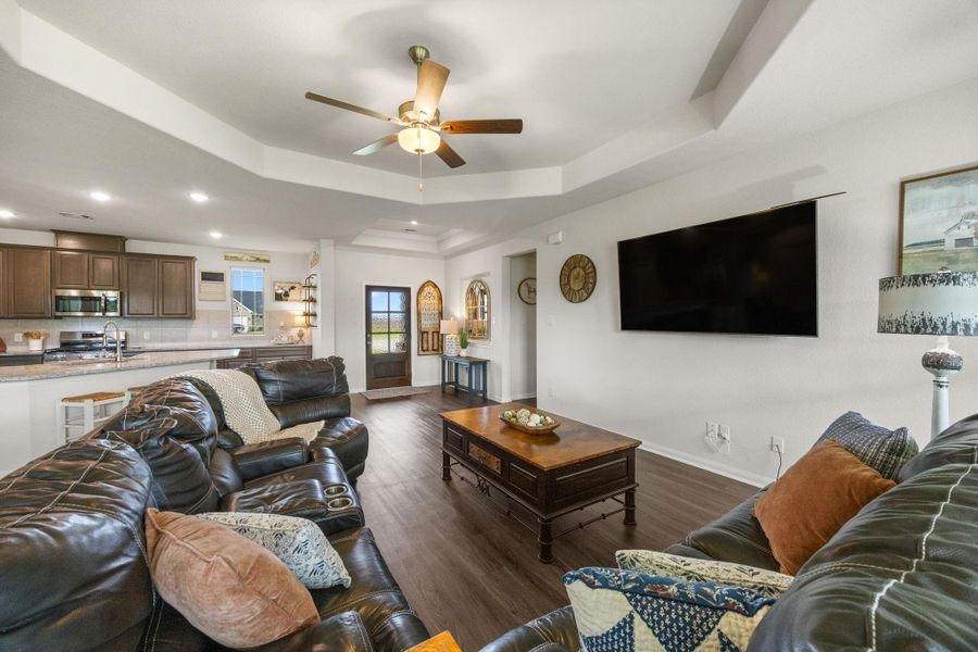 Furnished interior view inside a new home in , Needville (Image 17).