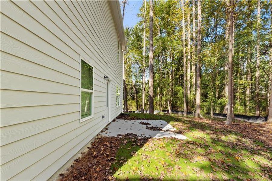 Exterior details and patio area of a home in , Buford (Image 3).