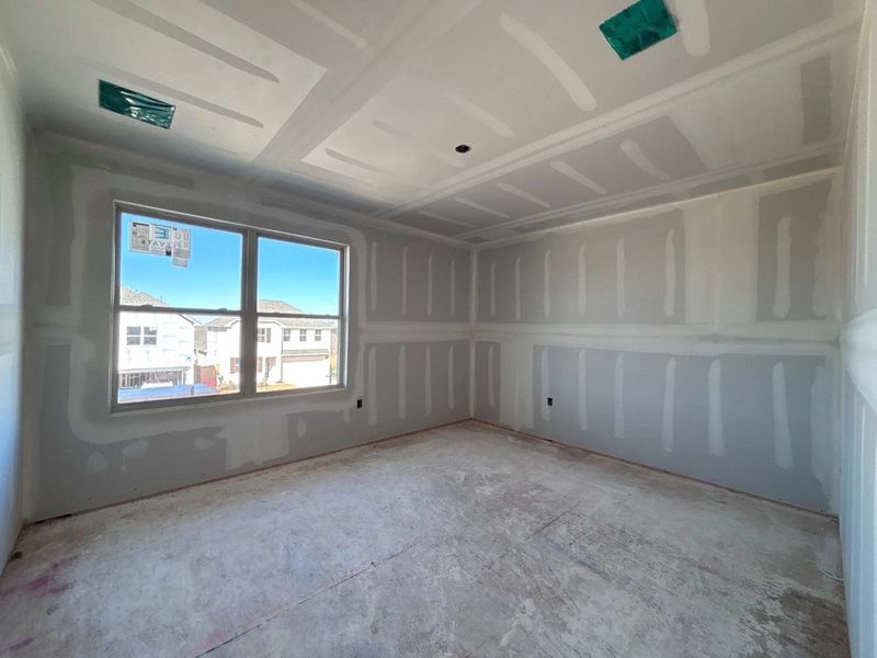 In-progress construction of a new home in The Colony 45s, Bastrop, TX (Image 21).