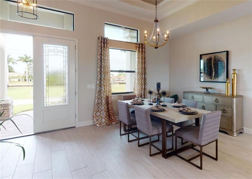 Furnished interior view inside a new home in , Punta Gorda (Image 4).