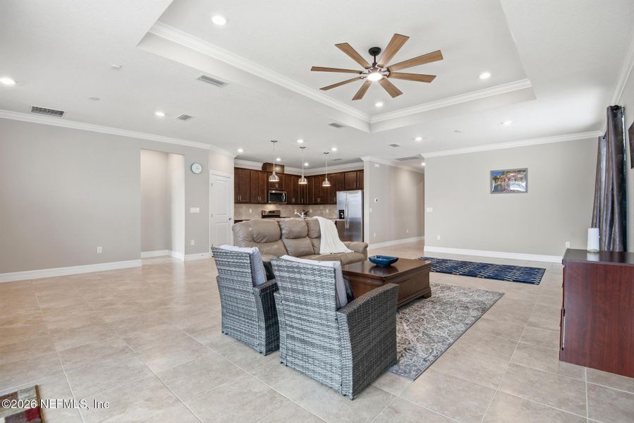 Furnished interior view inside a new home in , St. Augustine (Image 18).