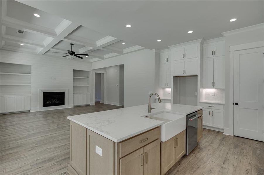 Furnished interior view inside a new home in , Statham (Image 14).