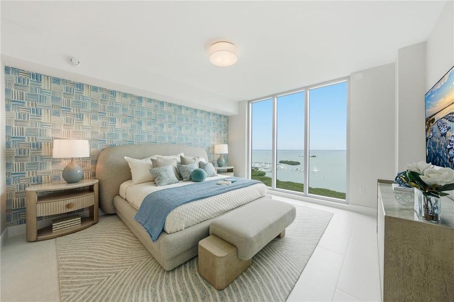 Furnished interior view inside a new home in , Tampa (Image 6). Furnished interior view inside a new home in , Tampa (Image 6).