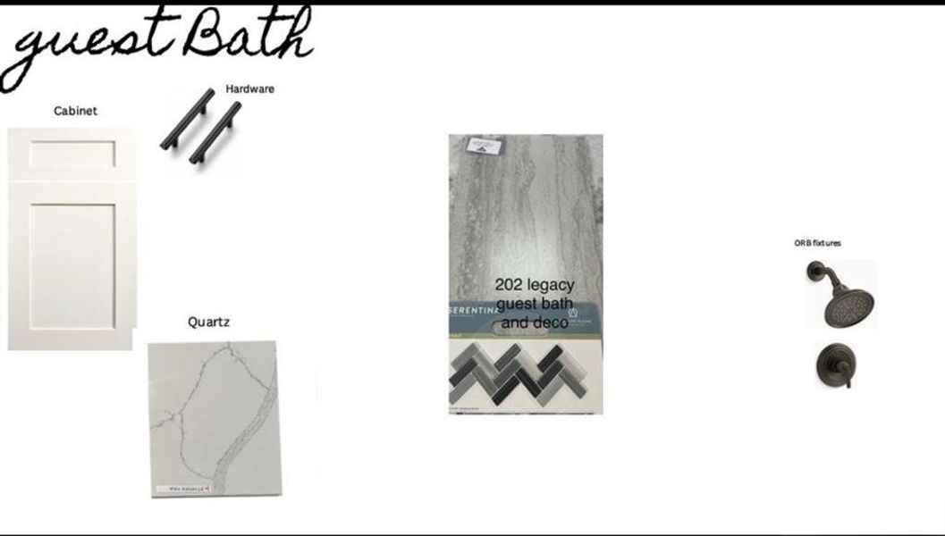 View of marketing collateral with multiple images