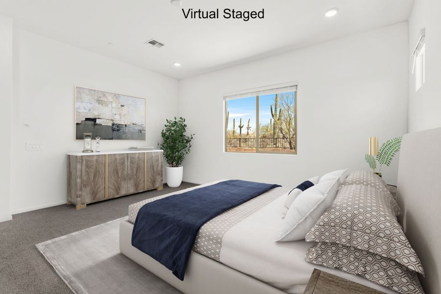 Furnished interior view inside a new home in Saguaro Reserve II, Marana (Image 9).