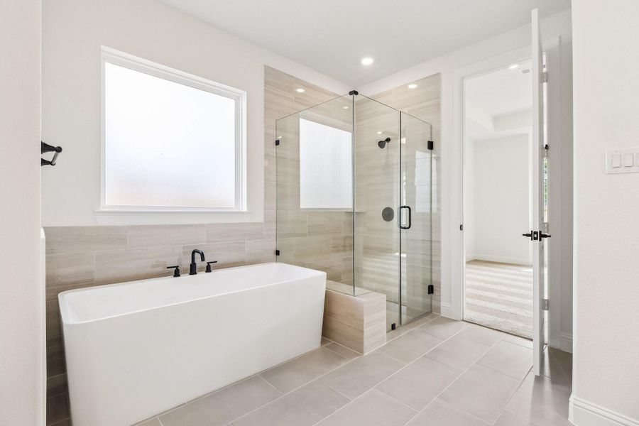 Furnished interior view inside a new home in Woodhavyn 60', Magnolia (Image 11).