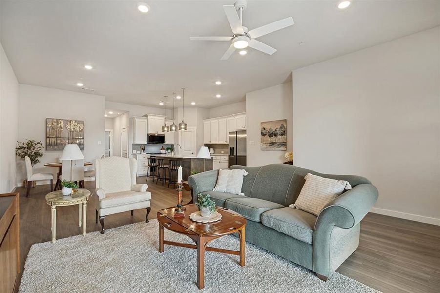 Furnished interior view inside a new home in , Wylie (Image 14). Furnished interior view inside a new home in , Wylie (Image 14).