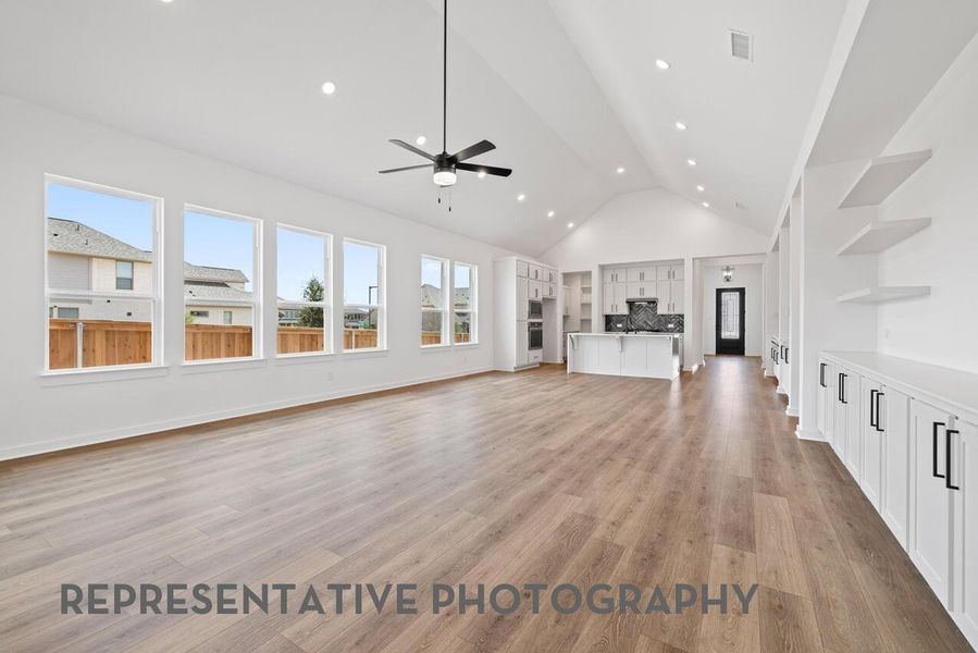 Spacious, unfurnished interior of a new home in Lariat, Liberty Hill (Image 14). Spacious, unfurnished interior of a new home in Lariat, Liberty Hill (Image 14).