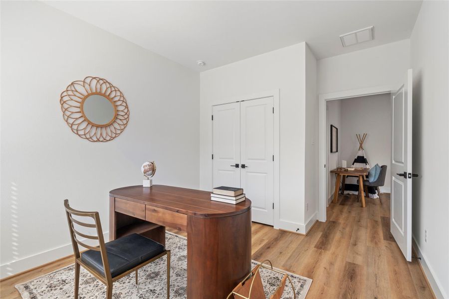 Positioned right off of the flex space, the possibilities for this room are endless.