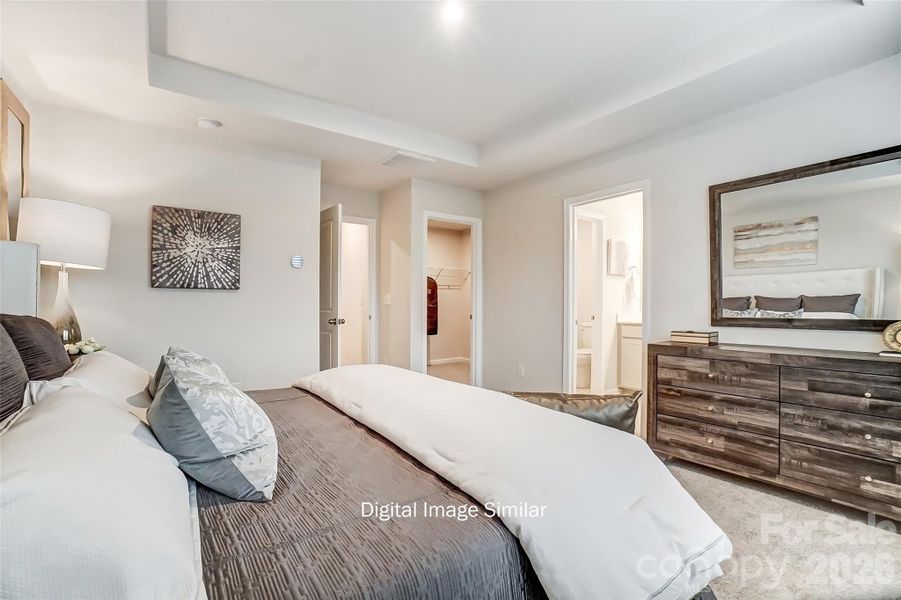 Furnished interior view inside a new home in Bailey Run, Charlotte (Image 11).