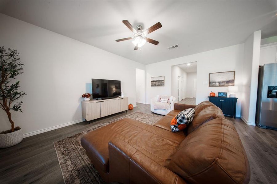 Furnished interior view inside a new home in , Aubrey (Image 23). Furnished interior view inside a new home in , Aubrey (Image 23).