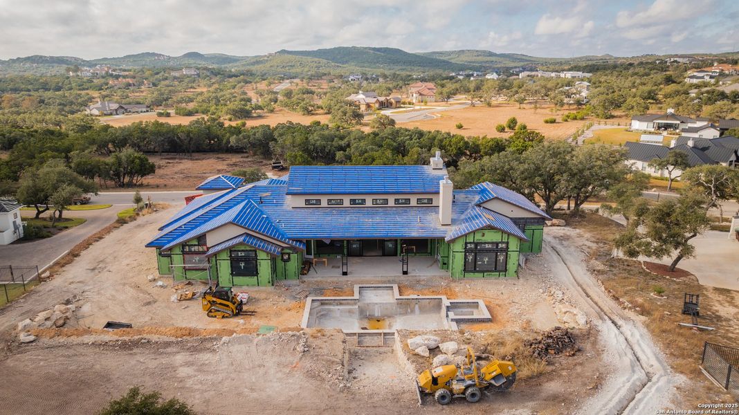 In-progress construction of a new home in , Boerne, TX (Image 6).
