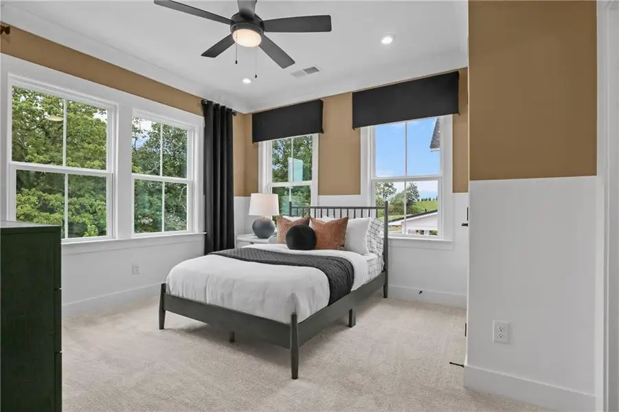 Furnished interior view inside a new home in Silverwood, Cumming (Image 7).