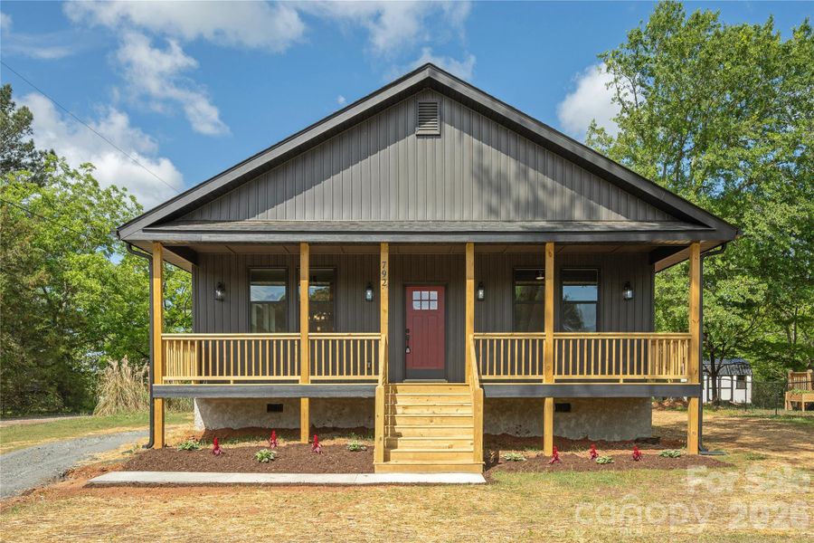 Exterior details and patio area of a home in , Rutherfordton (Image 15).