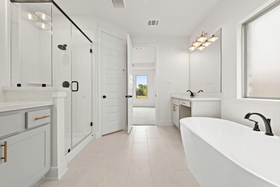 Furnished interior view inside a new home in The Groves, Humble (Image 4).