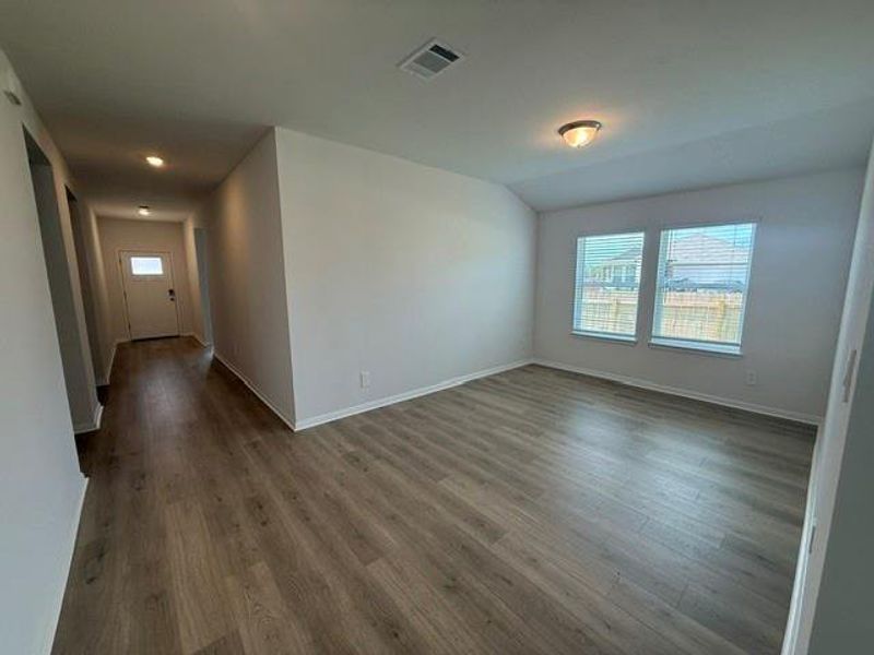 Spacious, unfurnished interior of a new home in Butler Farms - Boulevard Collection, Liberty Hill (Image 7). Spacious, unfurnished interior of a new home in Butler Farms - Boulevard Collection, Liberty Hill (Image 7).